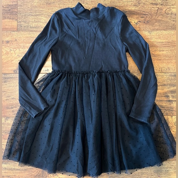 GAP Kids Girls Black Turtleneck/Tutu Dress Size Small EUC - Picture 1 of 4
